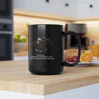 Courtney Fay Black Mug, 15oz