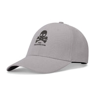 Courageous Cappen Hat - Embroidered Baseball Cap - White or Gray