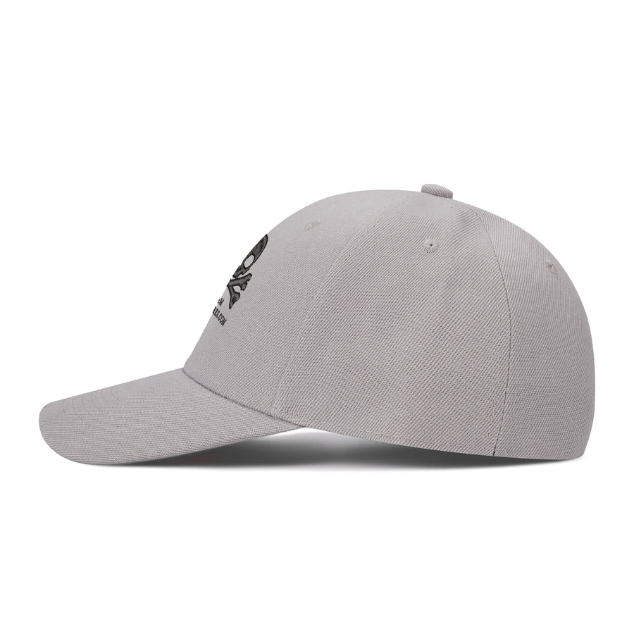 Courageous Cappen Hat - Embroidered Baseball Cap - White or Gray