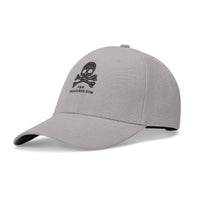 Courtney Fay Hat - Embroidered Baseball Cap - White or Gray