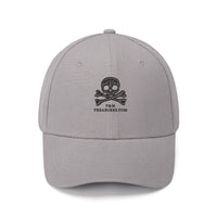 ARR PIRATETREASURE Hat Embroidered Baseball Caps - White or Gray