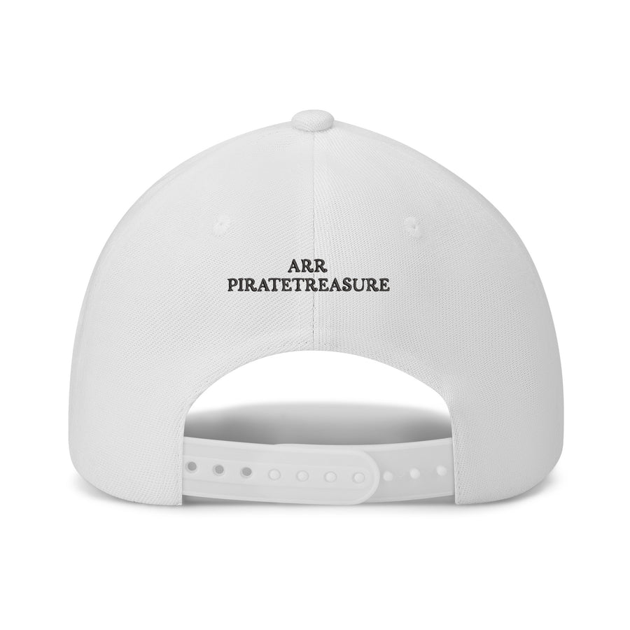 ARR PIRATETREASURE Hat Embroidered Baseball Caps - White or Gray