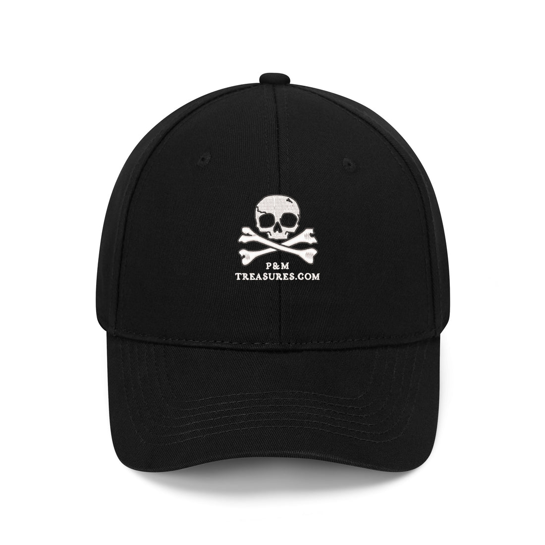 ARR PIRATETREASURE Hat - Embroidered Baseball Cap - Black, Red, or Navy