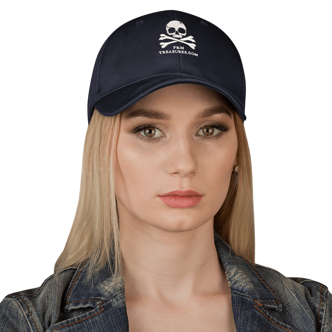 ARR PIRATETREASURE Hat - Embroidered Baseball Cap - Black, Red, or Navy