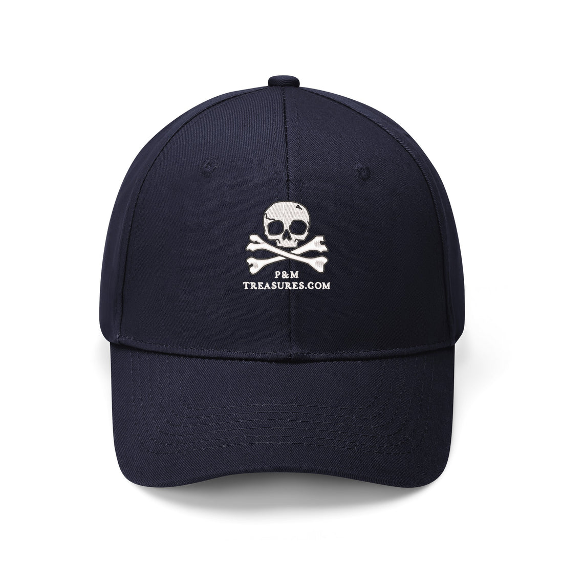 ARR PIRATETREASURE Hat - Embroidered Baseball Cap - Black, Red, or Navy