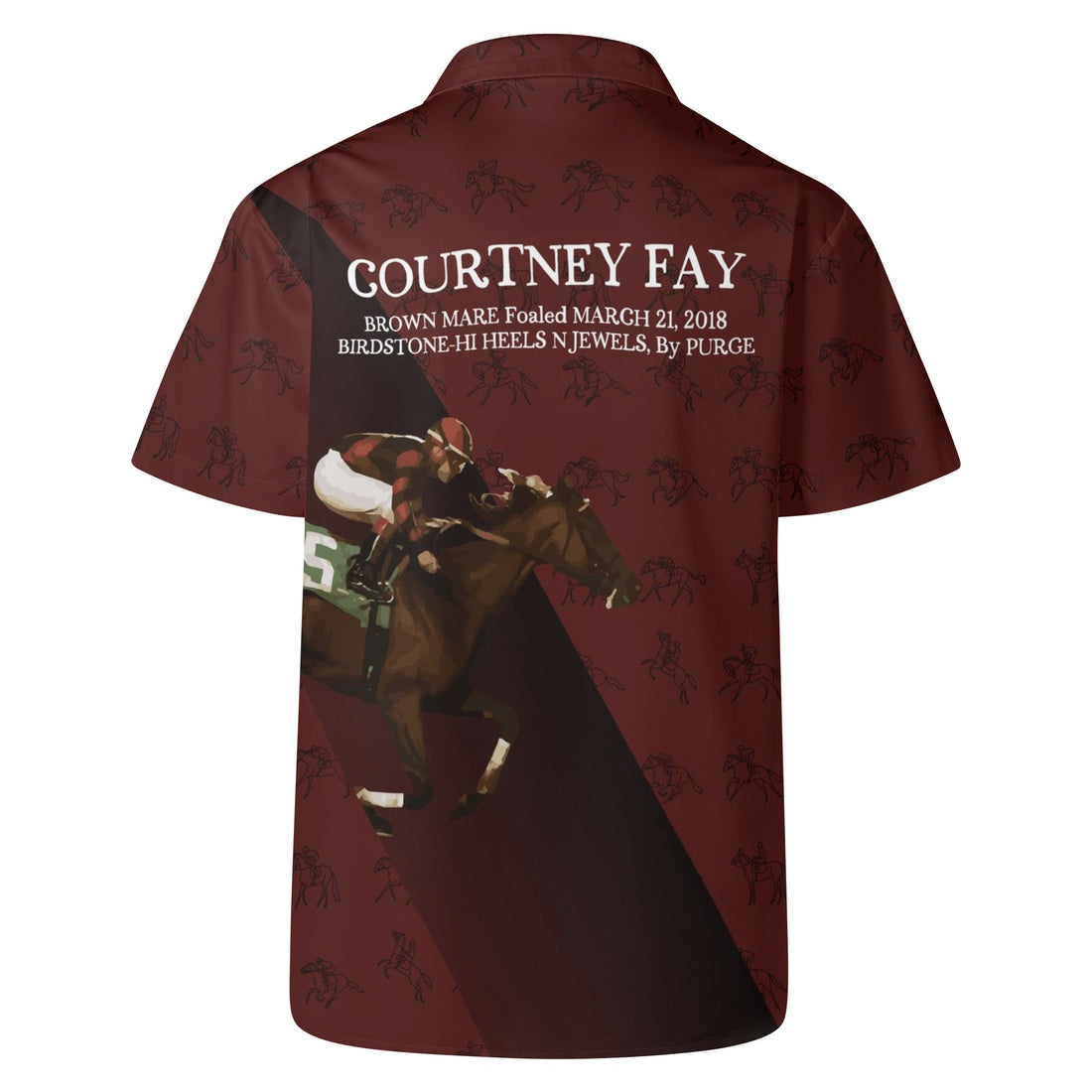 Courtney Fay - Mens Casual Shirt - Pirates Racing Stable Shirt