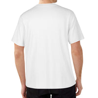 Embroidered Men's Cotton T shirt - White or Red