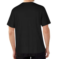 Embroidered Men's Cotton T shirt - Black or Red