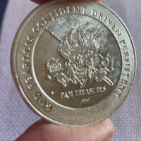 1 oz Silver Treasure Coin 1 Fishing Pirate