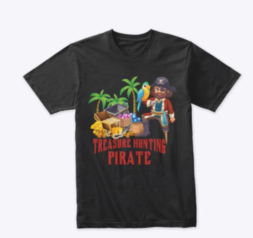 Treasure Hunting Pirate T-Shirt